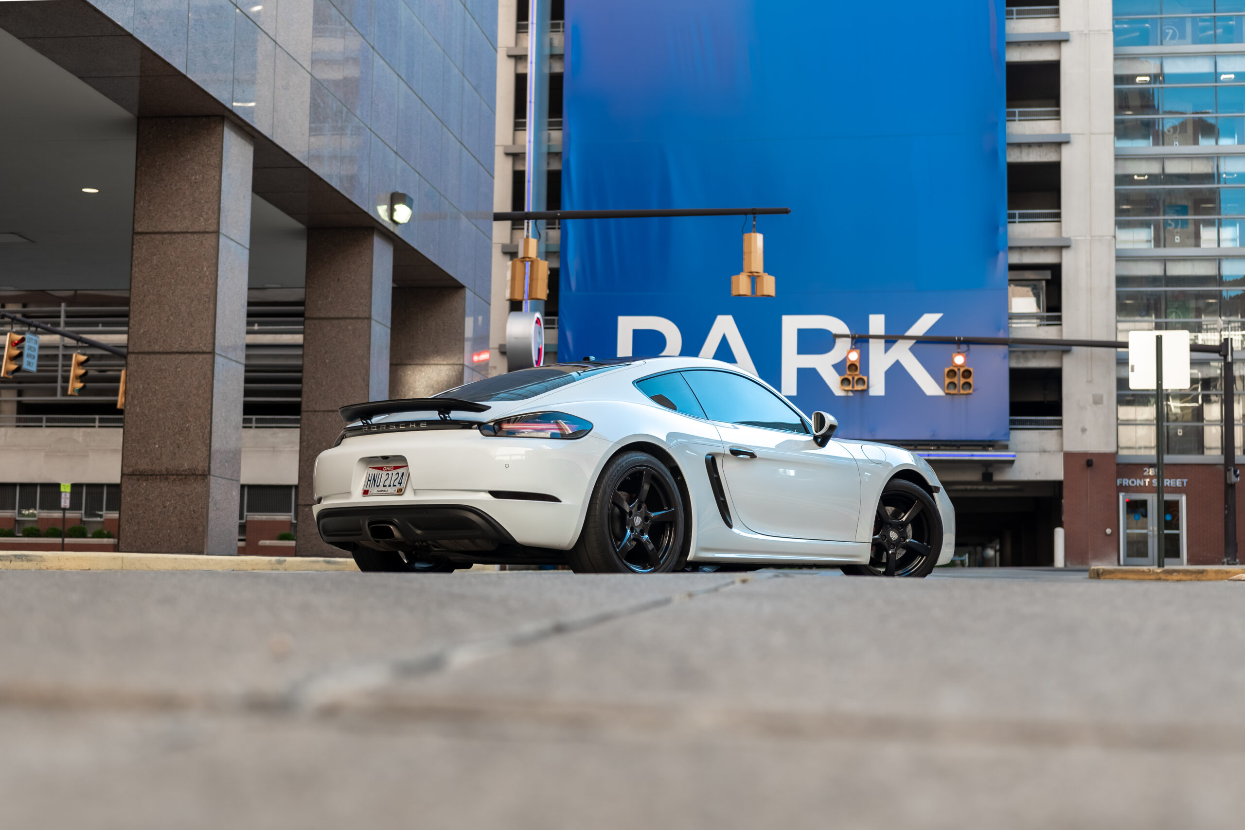 2018 Porsche 718 Cayman rear view